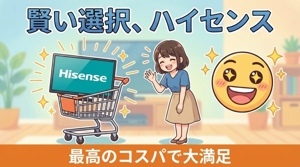 まとめ:ハイセンスのテレビの評判と総評
