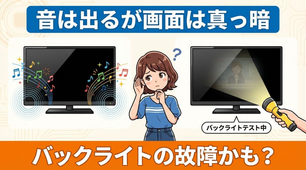 音は出るのに画面が消える現象の直し方