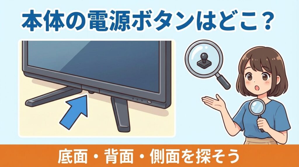 リモコンが効かない時の本体ボタン操作