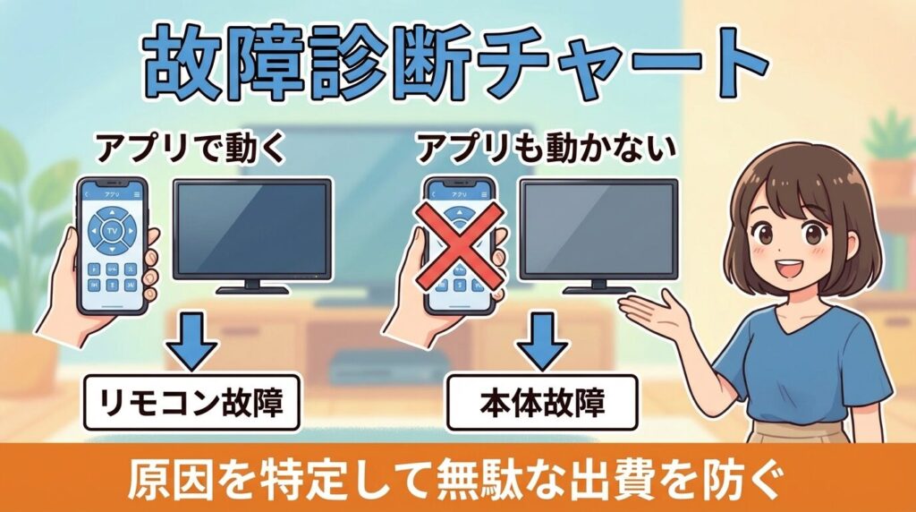 ハイセンスのテレビリモコンが反応しない場合の故障診断