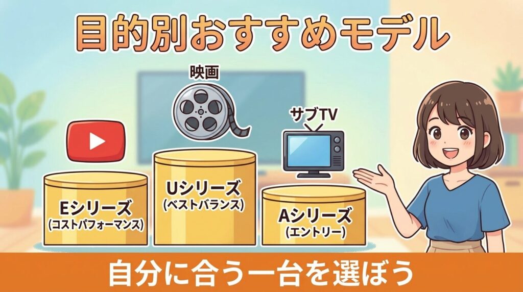 コスパ最強はどれ？目的別のおすすめモデルを厳選