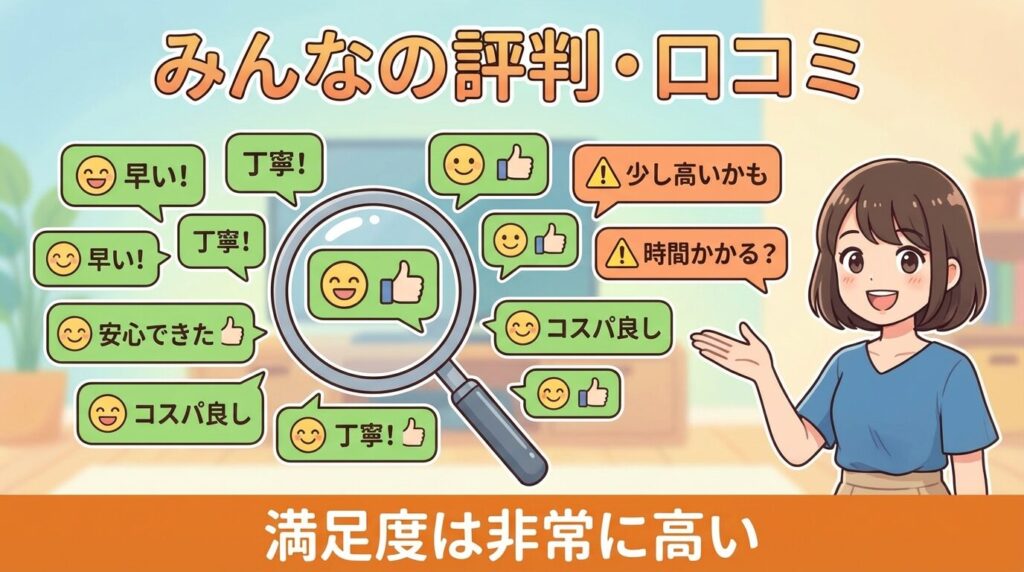 実際の利用者による評判・口コミから見る満足度の真実