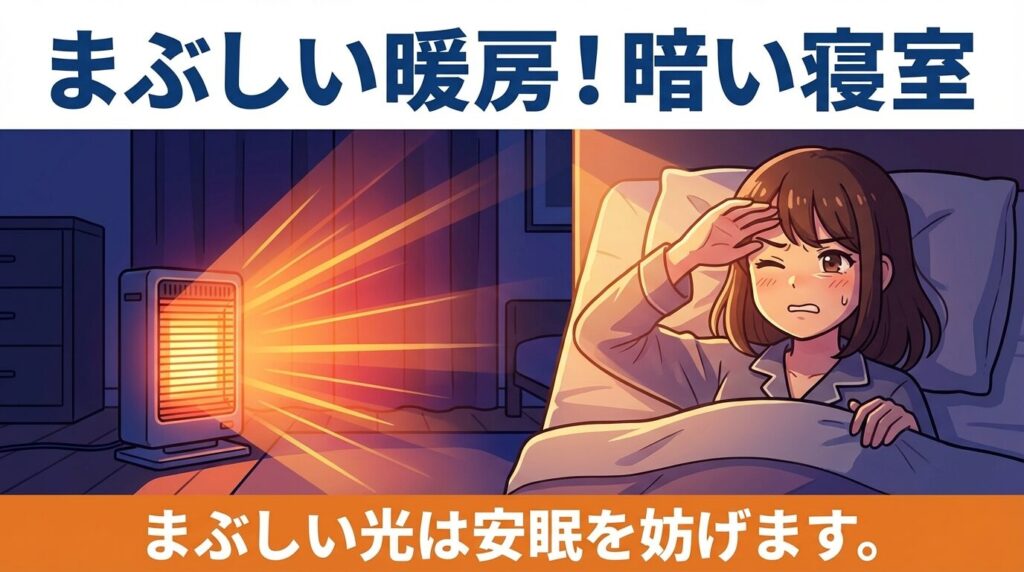 眩しすぎる？寝室利用で気になる光の強さ