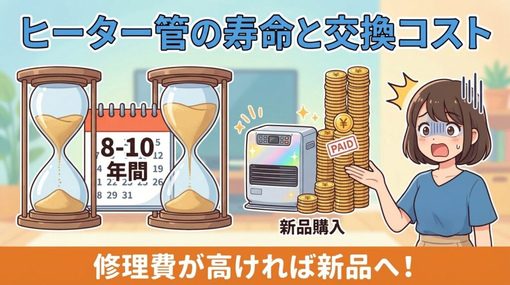 ヒーター管の寿命と交換費用のリアルな話