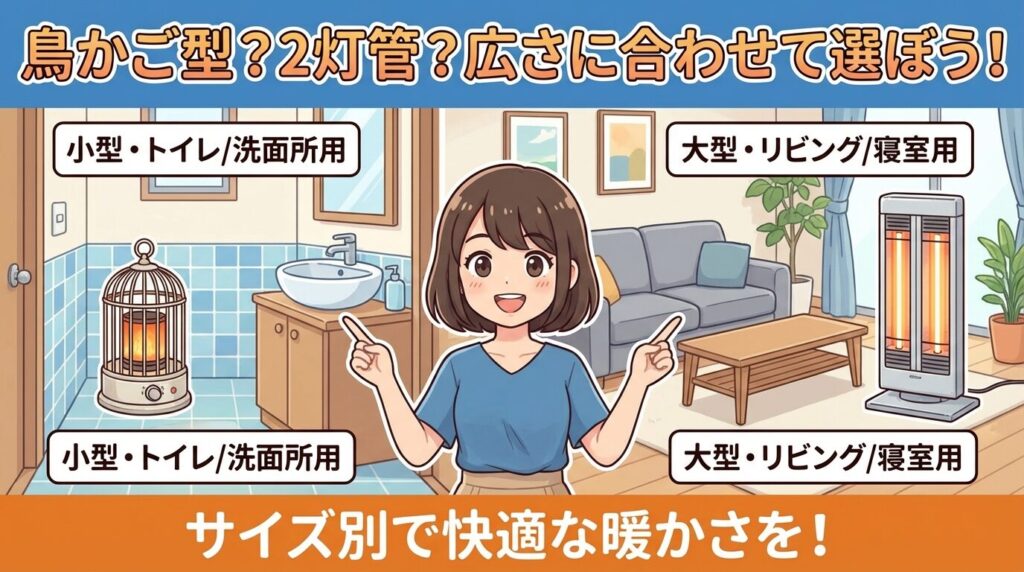機種選びで解消！小型と大型モデルの違い