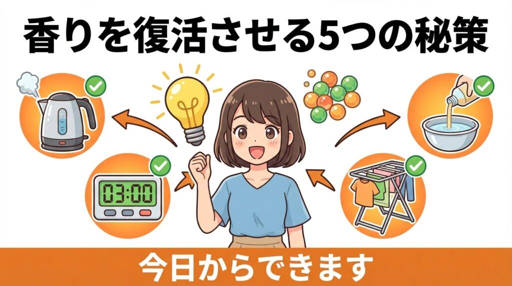ニトリ洗濯機で柔軟剤の匂いがしない時の解決策