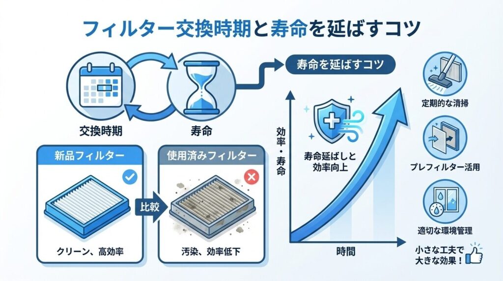 Levoit空気清浄機のフィルター交換時期は？寿命を延ばすコツ