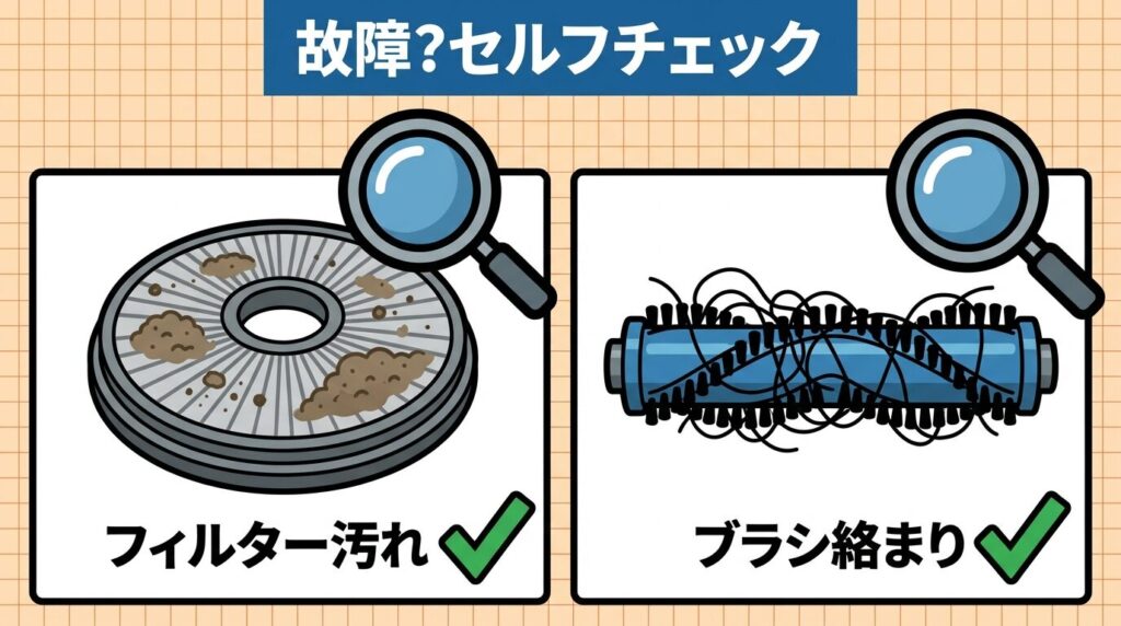 故障と勘違いしやすい症状と対処法