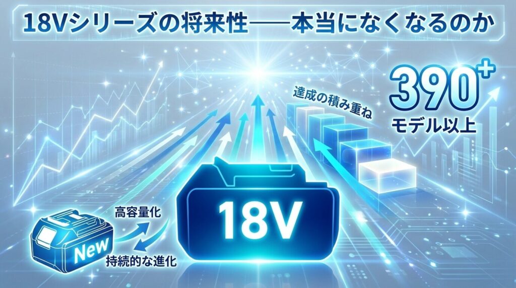 18Vシリーズの将来性――本当になくなるのか