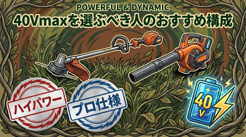 40Vmaxを選ぶべき人のおすすめ構成