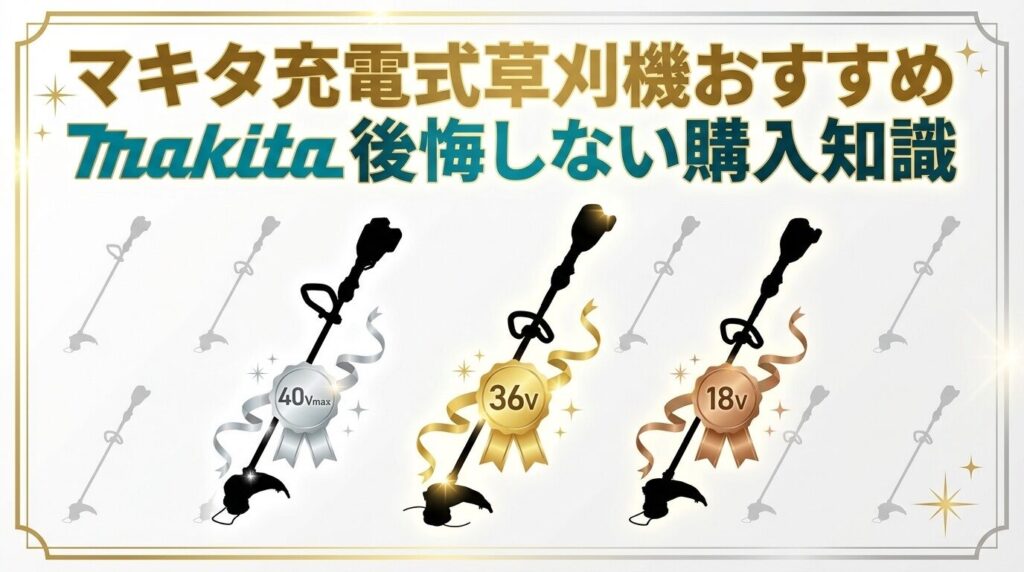 マキタ充電式草刈機おすすめ7選と後悔しない購入知識