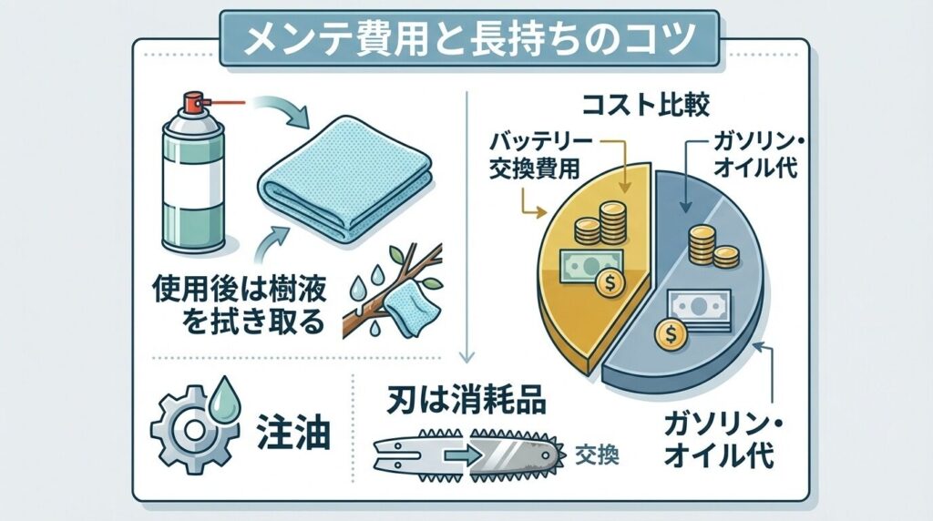 メンテ費用と長持ちのコツ
