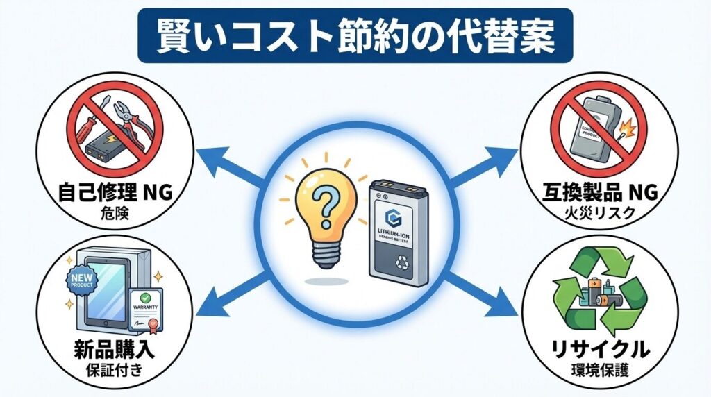 マキタバッテリー修理費用より安く済む賢い対策法