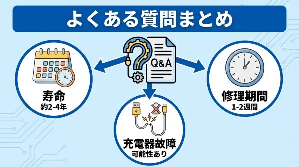 マキタバッテリー修理費用に関するQ&A