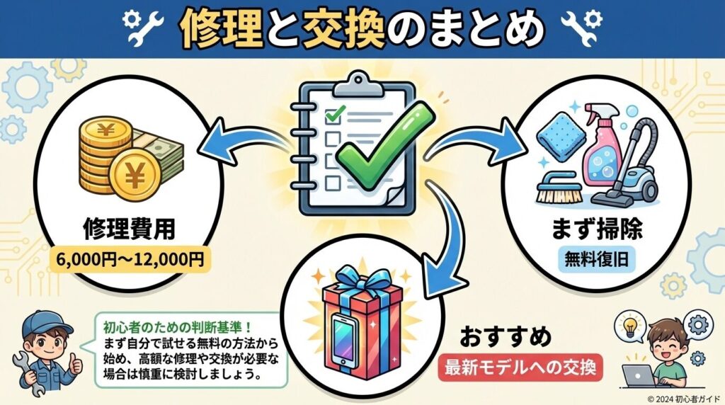 まとめ:マキタバッテリー修理費用と買い替え判断