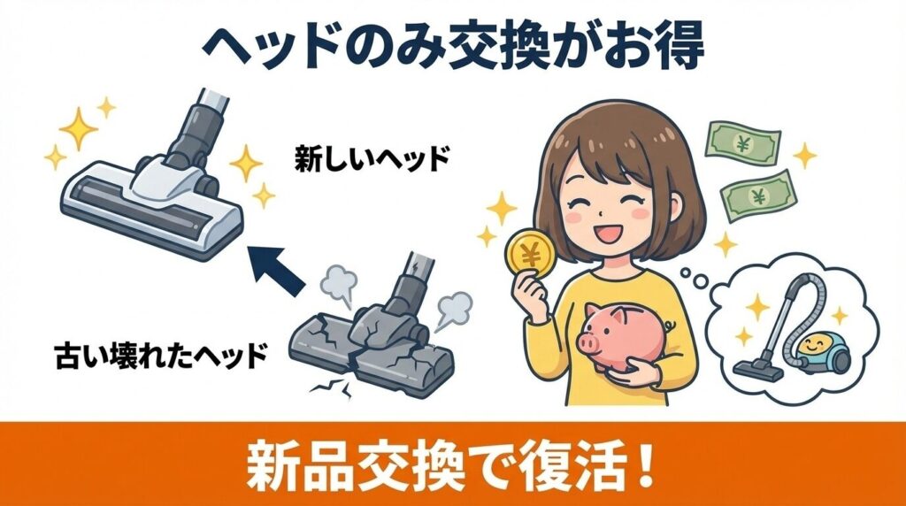 直らない時はヘッドのみ交換がコスパ最強